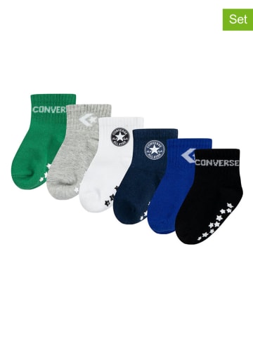 Converse 6er-Set: Antirutsch-Socken in Bunt