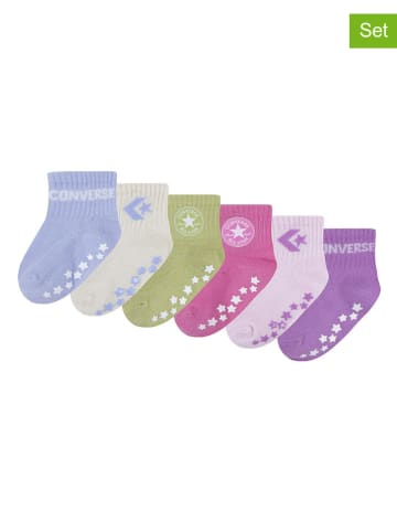 Converse 6er-Set: Antirutsch-Socken in Bunt