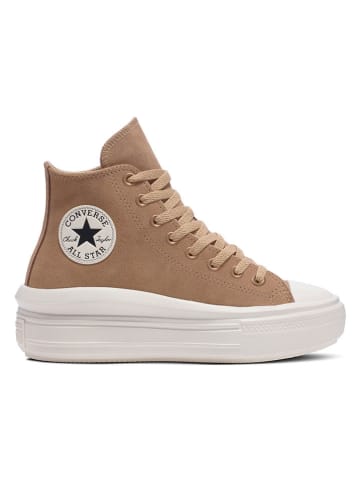 Converse Leder-Sneakers "Chuck Taylor All Star Move Platform" in Hellbraun