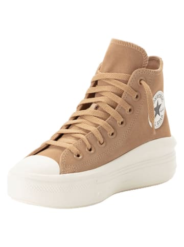 Converse Leder-Sneakers "Chuck Taylor All Star Move Platform" in Hellbraun