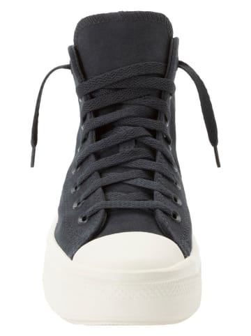 Converse Leder-Sneakers "Chuck Taylor All Star Move Platform" in Schwarz