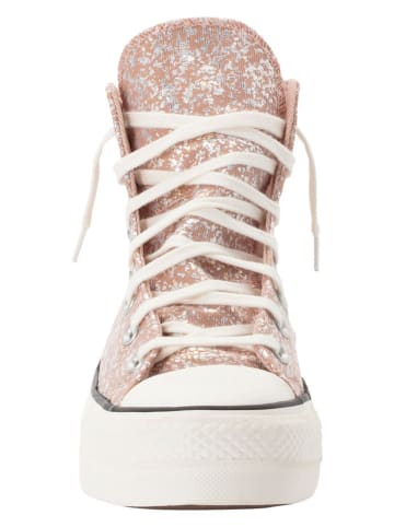Converse Sneakers "Ctas Lift Platform Gltter" in Rosa