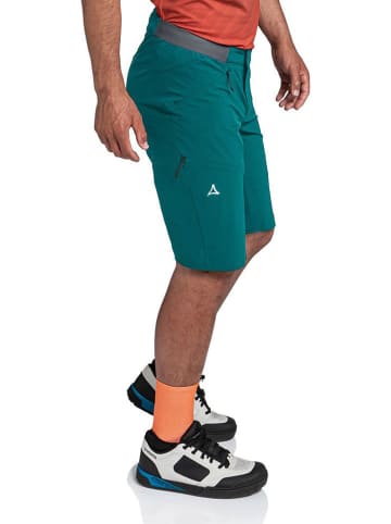 Schöffel Fahrradshorts "Mellow Trail" in Türkis