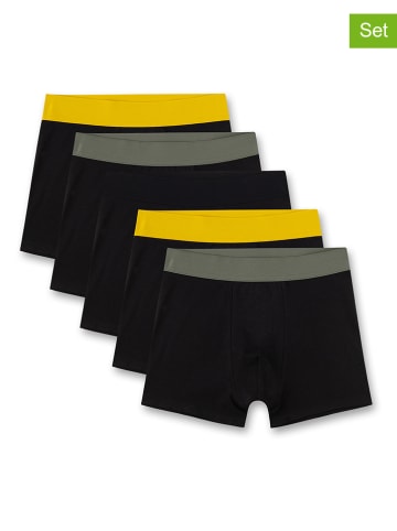 Sanetta 5er-Set: Boxershorts in Schwarz