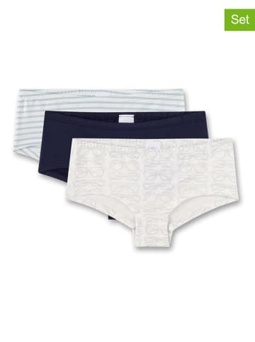 Sanetta 3-delige set: slips zwart/wit