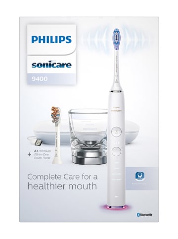 PHILIPS sonicare Szczoteczka soniczna "DiamondClean Smart 9400" w kolorze białym