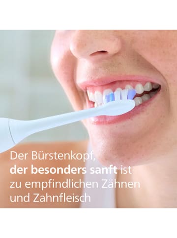 Philips 8er-Set: Ersatz-Bürstenköpfe "Sensitive" in Weiß