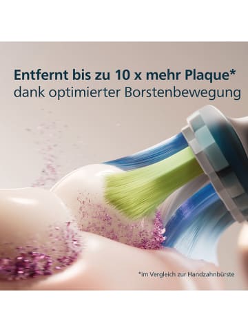 PHILIPS sonicare 2er-Set: Ersatz-Bürstenköpfe "Premium Plaque Defence" in Schwarz