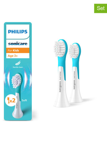PHILIPS sonicare 2-delige set: opzetborstels "Kids" wit
