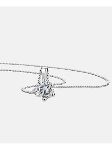 Revoni Weißgold-Halskette mit Diamant-Anhänger - (L)45 cm