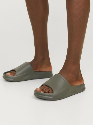 Jack & Jones Pantoletten in Khaki