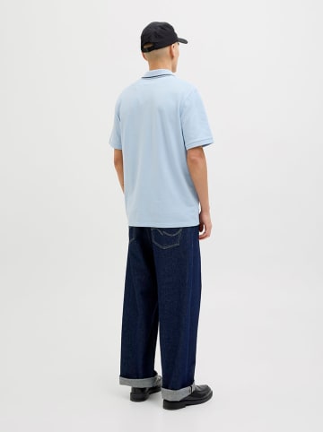 Jack & Jones Koszulka polo w kolorze błękitnym