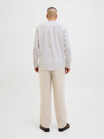Jack & Jones Blouse - regular fit - wit/beige