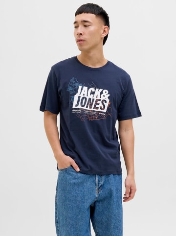 Jack & Jones Koszulka w kolorze granatowym