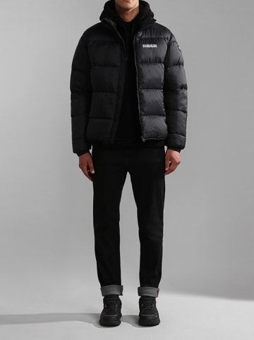 Napapijri Hoodie "Morgex" in Schwarz