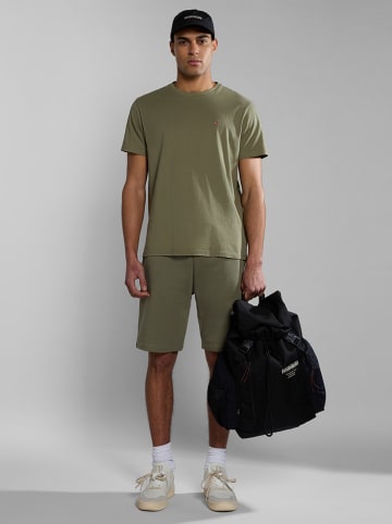 Napapijri Koszulka "Salis" w kolorze khaki