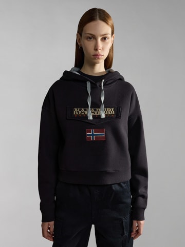 Napapijri Hoodie "Burgee" in Schwarz