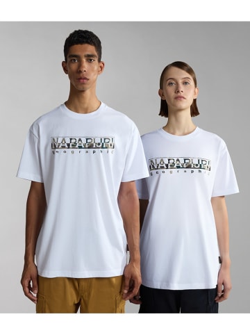Napapijri Shirt "Telemark" in Weiß