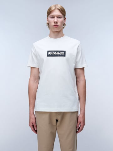 Napapijri Shirt "Box Logo" wit