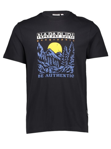 Napapijri Shirt in Schwarz