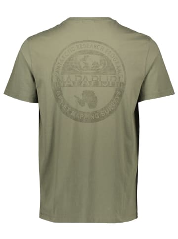 Napapijri Koszulka w kolorze khaki