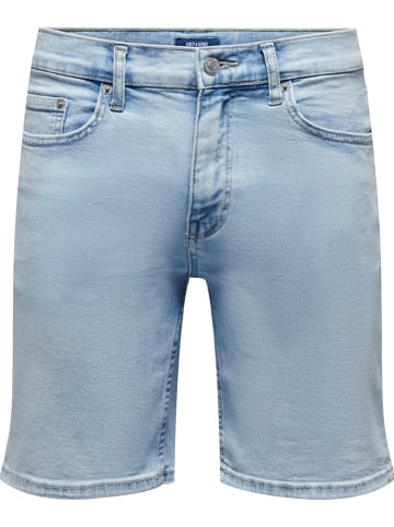ONLY & SONS Szorty dżinsowe "Weft" w kolorze błękitnym
