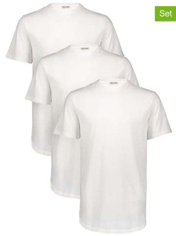 ONLY & SONS 3er-Set: Shirts in Weiß