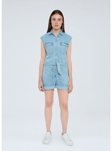 Pepe Jeans Jeans-Jumpsuit "Gemini" in Hellblau