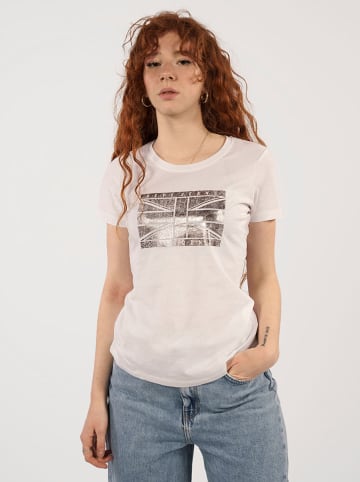Pepe Jeans Koszulka "Beatriz" w kolorze białym