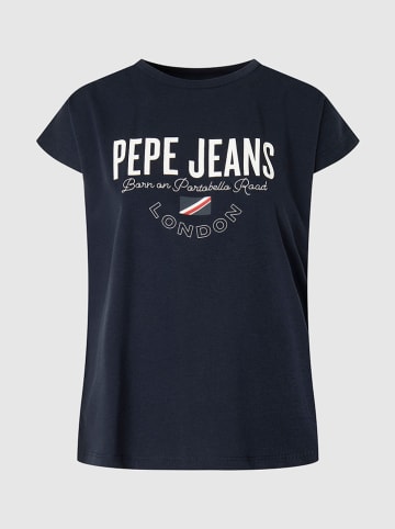Pepe Jeans Koszulka "Parker" w kolorze granatowym