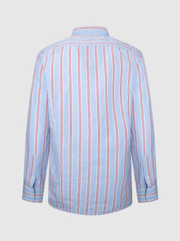 Pepe Jeans Koszula "Lister" - Regular fit - w kolorze błękitno-czerwonym