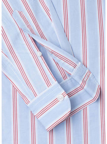Pepe Jeans Koszula "Lister" - Regular fit - w kolorze błękitno-czerwonym