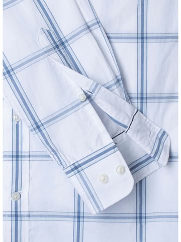 Pepe Jeans Hemd "Lorian" - Slim fit - in Weiß/ Blau