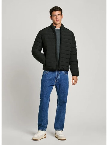 Pepe Jeans Kurtka pikowana "Tomi" w kolorze czarnym