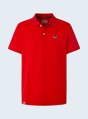 Pepe Jeans Koszulka polo "Vidal" w kolorze czerwonym