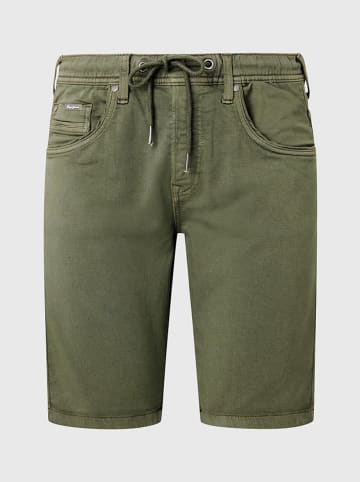 Pepe Jeans Szorty dżinsowe w kolorze khaki