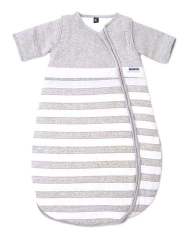 Gesslein Schlafsack "Bubou" in Grau/ Weiß