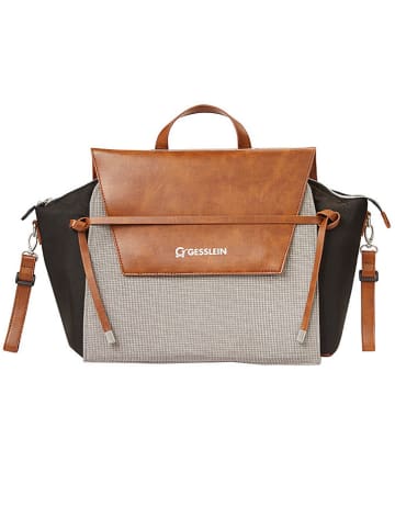 Gesslein Wickeltasche "N°4" in Beige/ Hellbraun - (B)50 x (H)31 x (T)19 cm