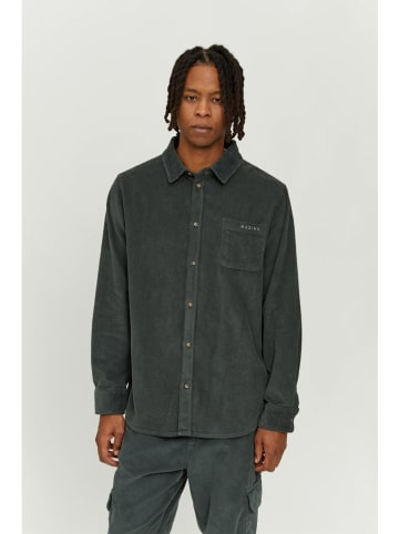MAZINE Corduroyblouse "Matlock" donkergroen
