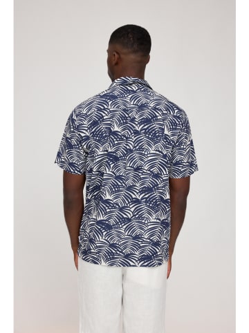 MAZINE Blouse "Resort" donkerblauw