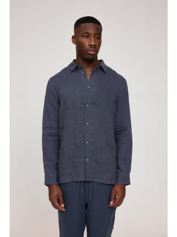 MAZINE Linnen blouse donkerblauw