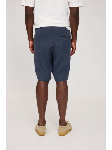 MAZINE Linnen short donkerblauw
