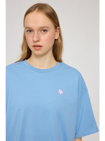 MAZINE Shirt "Back Print" in Hellblau