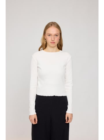 MAZINE Longsleeve "Ribbed" in Creme