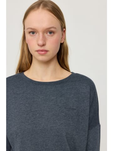MAZINE Longsleeve "Jersey Knit" donkerblauw