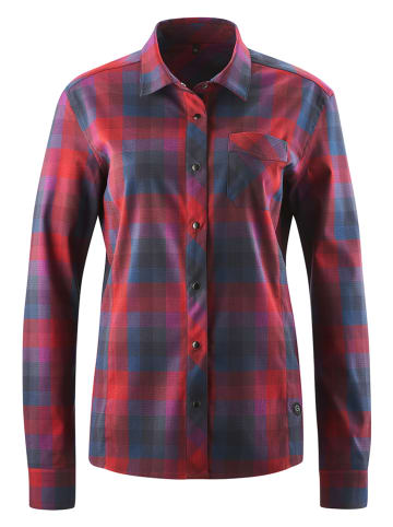 Gonso Fahrradbluse ''Macini'' in Rot/ Blau