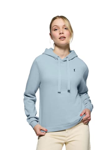 Polo Club Hoodie in Hellblau