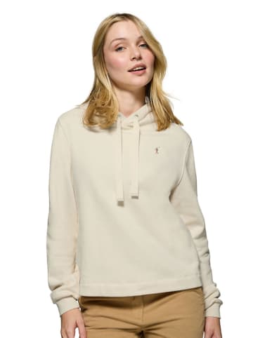 Polo Club Hoodie in Creme