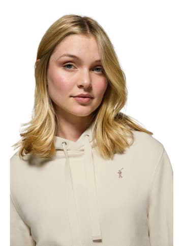 Polo Club Hoodie in Creme