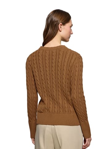 Polo Club Sweter w kolorze jasnobrązowym
